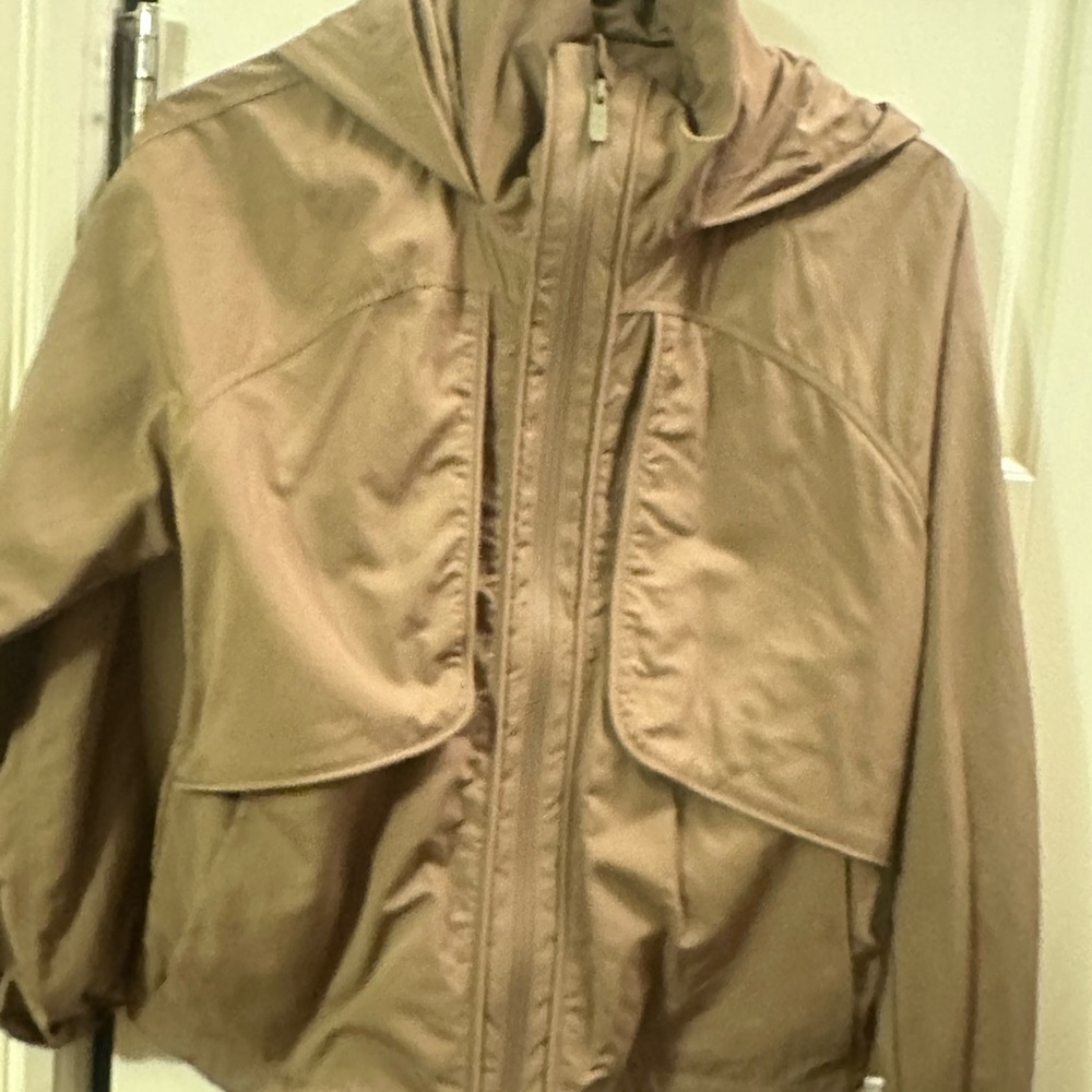Stylish Tan Hooded Jacket